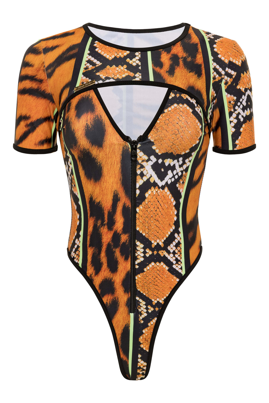 Gorgeous Wild African print two pieces swimsuit